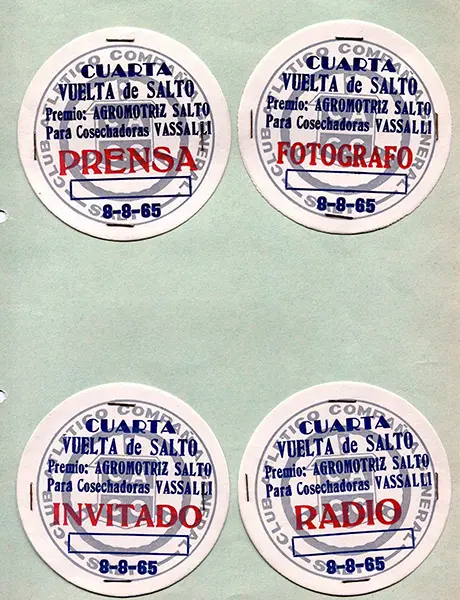 Credenciales 4ta Vuelta