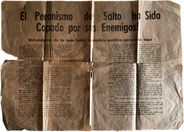 Panfleto político 1951